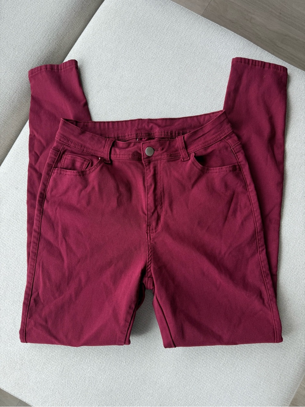 Booty Lift LING COLLECTION Burgundy Pants